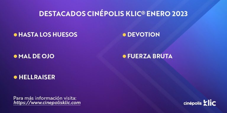 Cinépolis Klic Inicia 2023 con Grandes Estrenos y Títulos Imperdibles