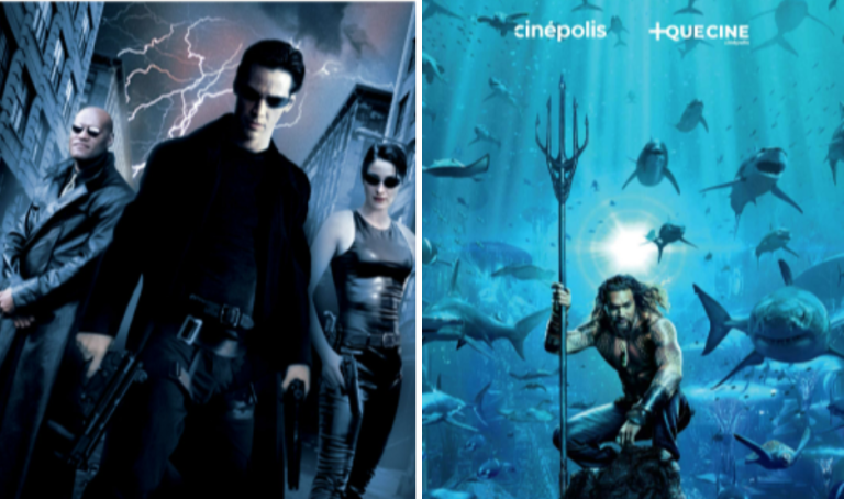 Matrix y Aquaman Regresan a las Salas de Cine